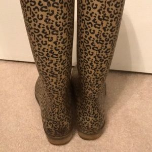 Leopard Rainboots